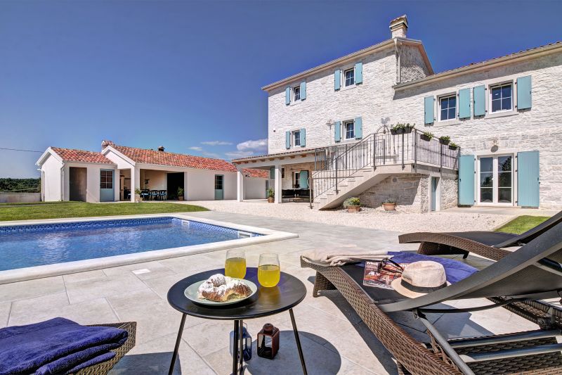 Steinvilla Milic mit privatem Pool, Barat, Istrien